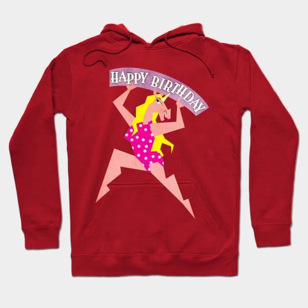 Happy Birthday Unicorn V07 Hoodie by Thatssounicorny